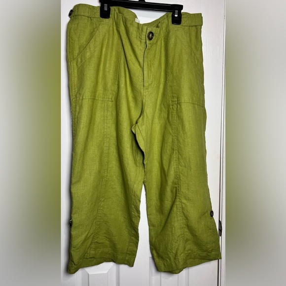 *NWT* Women’s Large “Sigrid Olsen” 2 piece lightweight Jacket & Pant Set - Linen - Picture 8 of 16